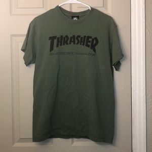 Army green thrasher tee!